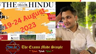 1924 August The Hindu Newspaper Analysis Revision [upl. by Ihtak]