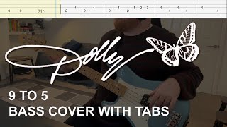 Dolly Parton  9 to 5 Bass Cover with Tabs [upl. by Onilecram]