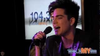 Adam Lambert quotNever Close Our Eyesquot Live Performance  1043MYfm [upl. by Demahom506]