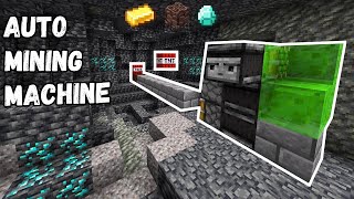 Automatic DIAMOND AND ANCIENT DEBRIS Mining Machine Minecraft BedrockPocket 119120 [upl. by Mayeda]