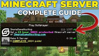 How To Make a Minecraft Server 2024 [upl. by Ilhsa]