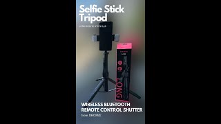 Selfie Stick Tripod Wireless Bluetooth Remote Control Shutter shopee selfiestick tripod ph [upl. by Bradshaw]