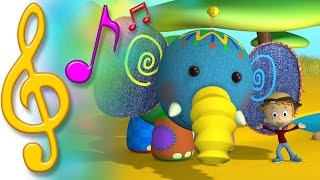 TuTiTu Songs  Elephant Song  Songs for Children with Lyrics [upl. by Ardnuyek]