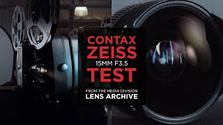 Lens Test Contax Zeiss 15mm f35 – Vintage Full Frame Lens – MediaDivisionLensArchive [upl. by Alul]