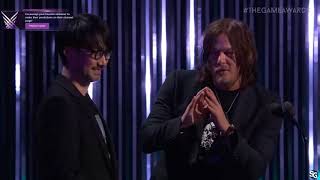 Hideo Kojima and Norman Reedus  Game Awards 2017 HD [upl. by Adnolay]