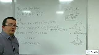 AQA Mathematical Studies 2A The Normal Distribution 07a Finding Probabilities  Tables [upl. by Cori145]