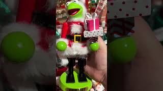 The Muppets Kermit The Frog Christmas Decoration In Selfridges London themuppetshow disney [upl. by Sgninnej]