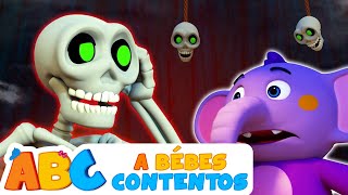 A Bebés Contentos  Chúmbala Cachúmbala  Las Calaveras Salen de su Tumba  Canciones de Halloween [upl. by Tnarg425]