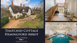 Thatched Cottage Hemingford Abbots SAT NAV PE28 9AW  Offers in excess of £3000000 [upl. by Jeremiah]