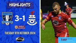 Dunston UTS 3 Jarrow 1  Durham FA Frank Pattison Challenge Cup Highlights [upl. by Auqenahc]