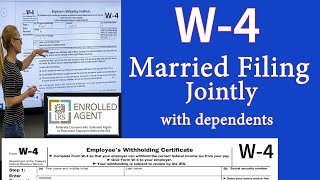 W4 for Married filing jointly with dependents w4 Married filing jointly withholding [upl. by Nami217]