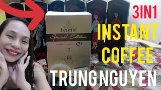 TRUNG NGUYEN LEGEND  SPECIAL EDITION  3 IN 1 INSTANT COFFEE  THANK YOU  EthelAllera [upl. by Ayerf]