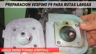 VESPINO F9 PREPARADO PARA RUTAS [upl. by Yrrok]