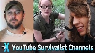 Top 10 Ultimate Survival Youtube Channels [upl. by Innavoeg]