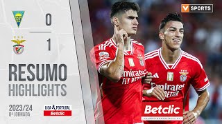 Resumo Estoril Praia 01 Benfica Liga 2324 8 [upl. by Virgy115]