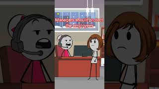 Manager blames Veronica usa fyp veronika animation relatable viralvideo uk worklife comedy [upl. by Whale]