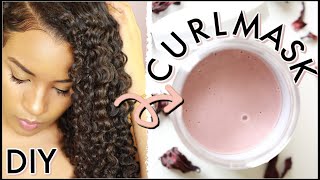 Homemade Hair Mask for Curly Hair  Stronger Thicker FrizzFree Curls [upl. by Nidroj332]