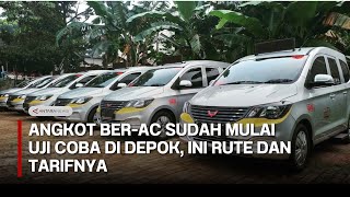 Depok meluncurkan angkot berAC yang akan segera beroperasi dalam waktu dekat [upl. by Dobb]