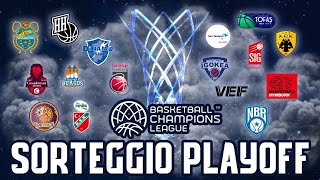 LIVE  SORTEGGIO PLAYOFF CHAMPIONS [upl. by Hartwell]