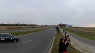 AN225 Mriya take off from RzeszówJasionka EPRZ airport on 14th Nov 2021  360 spherical view [upl. by Markiv881]