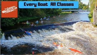 Liffey Descent 2019 Straffan Weir All Classes K2 K1 GP amp OC [upl. by Nnairac800]