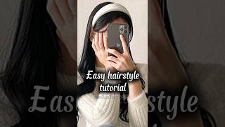 Easy hairstyle tutorial 👌 hairstyle shortvideo [upl. by Haiel282]