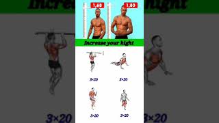 how to increase height in 30 days at home  height gain workout [upl. by Silrac41]