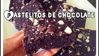 Pastelitos de Chocolate Veganos SIN HORNEAR sin gluten ni aceites  Nobake Vegan Brownies [upl. by Hploda]