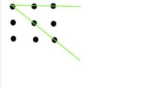 how to connect 9 dots with 4 straight lines [upl. by Enehpets]