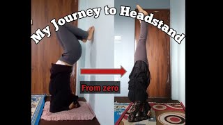 My journey to headstand From zero Why it took so so long Never make this mistake [upl. by Latsyk928]