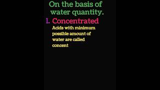 Classification of Acids class 10 chemistryAcids Bases and Saltsshorts [upl. by Ayaros]