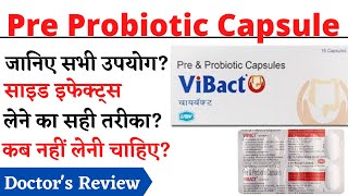 Pre and Probiotic Capsules in Hindi  Vibact Capsule [upl. by Borreri]