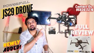 JS29 Drone Dual Camera 4K FULL Review Brushless Drone To Buy Now India  Gps🔥drone [upl. by Tara]