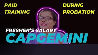 Capgemini freshers salary structure🤑 L1 Analyst🧑‍💻capgeminifresherssalarypaidtrainingprobation [upl. by Trilbie]