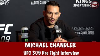 Michael Chandler “I WILL separate Charles Oliveira from CONSCIOUSNESS” at UFC 309 [upl. by Calloway317]