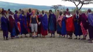 Jumping Dance of the Statuesque Maasai Ngorongoro [upl. by Eenhat260]