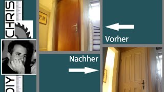 Zimmertür Umbau  aus alt machquotrichtig altquot Door renovation [upl. by Alyakem]