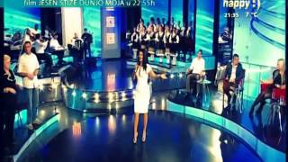 Sanja Maletic  Mladji  Jedna pesma jedna zelja  Live  TV Happy [upl. by Hardwick899]