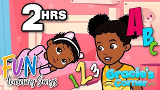 Good Morning Song  More Fun Songs for Kids  Gracie’s Corner 2Hour Compilation [upl. by Blackmore515]