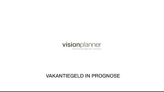 Vakantiegeld in prognose [upl. by Anivlek]