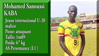 Mohamed Sanoussi Kaba jeune international U20 Malien [upl. by Konopka617]