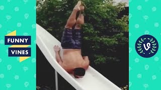 SCORPION Down WATER SLIDE  Funny Fails [upl. by Adiehsar]