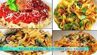 210514 Recette de saison  les véritables pâtes fraîches [upl. by Bornstein]