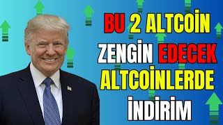 ALTCOİNLERDE DEV İNDİRİMYATIRIM YAPTIĞIM10X YÜKSELEBİLECEK 2 ALTCOİN BUNLAR [upl. by Peggy]