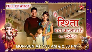 Rama ne Nikhil ko बाहर निकाल दिया Full Episode1630Yeh Rishta Kya Kehlata Hai [upl. by Theodor]