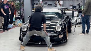 RWB PORSCHE GETS BUILT IN SHEFFIELD [upl. by Gasser]