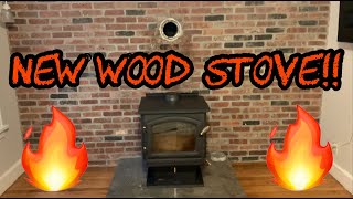 150 New Quadrafire Wood Stove is in the House [upl. by Ansley]