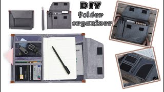 HOW TO SEW A FOLDER ORGANIZER Travel Document Organizer • Tutorials [upl. by Uhn436]