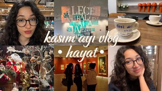 Kasım ayı vlog☕️🍂 [upl. by Mendelsohn]