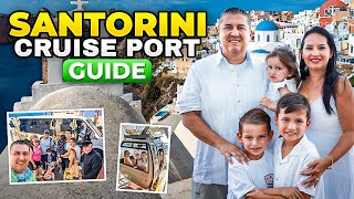 Santorini Cruise Port amp Info Excursion Guide Options Tips [upl. by Suertemed]